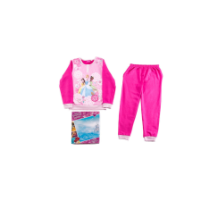 ExityKft. Flanel gyerek pizsama - Disney Princess - rózsaszín - 122 gyerek hálóing, pizsama