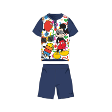 ExityKft. Nyári rövid ujjú gyerek pamut pizsama - Disney Mickey egér - sötétkék - 116