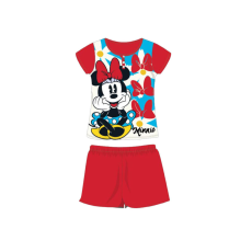 ExityKft. Nyári rövid ujjú gyerek pamut pizsama - Disney Minnie egér - piros - 128