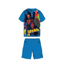 ExityKft. Nyári rövid ujjú gyerek pamut pizsama - Pókember - Super Hero felirattal - középkék - 98
