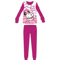 ExityKft. Snoopy női vékony pamut pizsama - jersey pizsama - pink - M