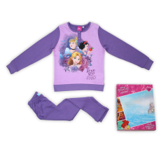 ExityKft. Téli pamut gyerek pizsama - Disney Hercegnők - lila - 104