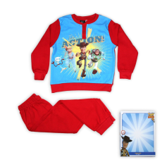 ExityKft. Téli pamut gyerek pizsama - Toy Story - piros - 116