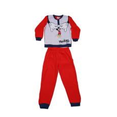 ExityKft. Téli polár gyerek pizsama - Mickey egér - piros - 98