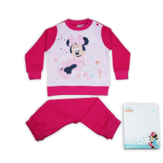 ExityKft. Téli vastag pamut baba pizsama - Minnie egér - pink - 86