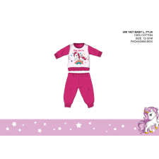 ExityKft. Unikornis baba pizsama - jersey pamut pizsama - pink - 98 hálózsák, pizsama