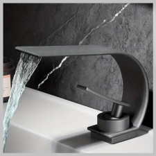  Exkluzív fürdőszobai csaptelep egykaros matt szürke XF12449 csaptelep