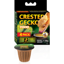 Exo Terra Crested Gecko Food | Vitorlás Gekkó Eledel - 4 db hüllőeledel