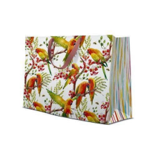 Exotic Birds papír ajándéktáska horizontal 33,5x26,5x13cm ajándéktasak