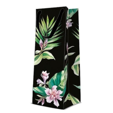  Exotic Flowers papír ajándéktáska italos 12x37x10cm ajándéktasak