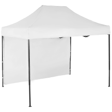 Expodom Gyorsan összecsukható sátor 2x3 m – acél, Fehér, 1 oldalfal sátor
