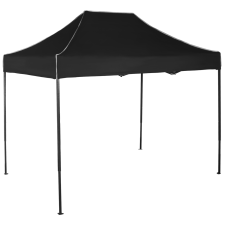 Expodom Gyorsan összecsukható sátor 2x3 m – acél, Fekete, Oldalfalak nélkül sátor