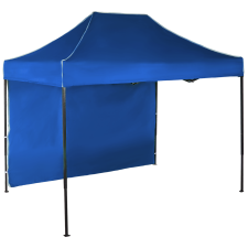 Expodom Gyorsan összecsukható sátor 2x3 m – acél, Kék, 1 oldalfal sátor