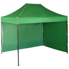 Expodom Gyorsan összecsukható sátor 2x3 m – acél, Zöld, 2 oldalfal sátor
