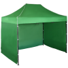 Expodom Gyorsan összecsukható sátor 2x3 m – acél, Zöld, 3 oldalfal