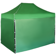 Expodom Gyorsan összecsukható sátor 2x3 m – acél, Zöld, 4 oldalfal sátor