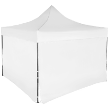 Expodom Gyorsan összecsukható sátor 3x3 m – acél, Fehér, 4 oldalfal sátor