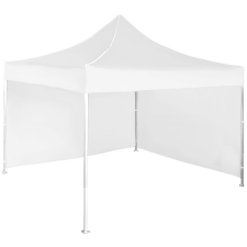 Expodom Gyorsan összecsukható sátor 3x3 m - alumínium, Fehér, 2 oldalfal sátor