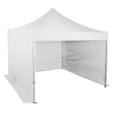 Expodom Gyorsan összecsukható sátor 3x3 m – profi hexagonális alumínium, Fehér sátor