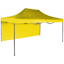 Expodom Gyorsan összecsukható sátor 3x4,5 m – acél, Sárga, 1 oldalfal sátor