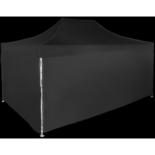 Expodom Gyorsan összecsukható sátor 3x4,5 m - alumínium, Fekete, 4 oldalfal sátor