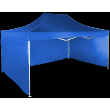 Expodom Gyorsan összecsukható sátor 3x4,5 m - alumínium, Kék, 3 oldalfal sátor