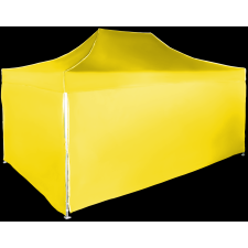Expodom Gyorsan összecsukható sátor 3x4,5 m - alumínium, Sárga, 4 oldalfal sátor