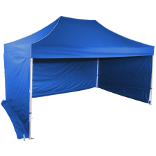Expodom Gyorsan összecsukható sátor 3x4,5 m - hexagonális alumínium, Kék sátor