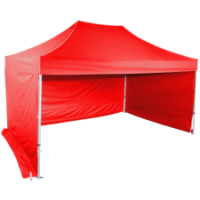 Expodom Gyorsan összecsukható sátor 3x4,5 m - hexagonális alumínium, Piros sátor