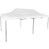 Expodom Gyorsan összecsukható sátor 3x6 m - acél, Fehér, Oldalfalak nélkül