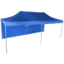 Expodom Gyorsan összecsukható sátor 3x6 m - alumínium, Kék, 1 oldalfal sátor