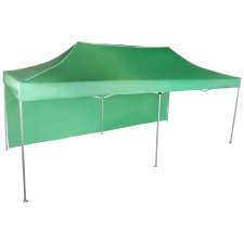 Expodom Gyorsan összecsukható sátor 3x6 m - alumínium, Zöld, 1 oldalfal sátor