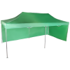 Expodom Gyorsan összecsukható sátor 3x6 m - alumínium, Zöld, 2 oldalfal