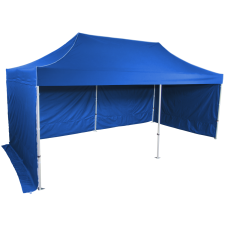 Expodom Gyorsan összecsukható sátor 3x6 m - hexagonális alumínium, Kék sátor