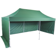 Expodom Gyorsan összecsukható sátor 3x6 m - hexagonális alumínium, Zöld sátor