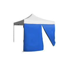 Expodom Oldalfal 2m - ajtóval, Kék kerti bútor