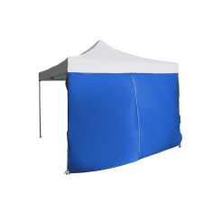 Expodom Oldalfal 4,5m ajtóval - hexagonális, Kék kerti bútor