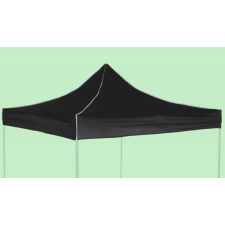 Expodom Tetőponyva 3x3m - hexagonális, Fekete kerti bútor