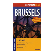 Express Maps Brussels idegen nyelvű könyv