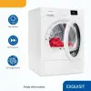 Exquisit Mosógép, Exquisit, 9 kg, 1400 ford/perc, fehér