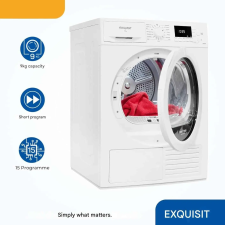 Exquisit Mosógép, Exquisit, 9 kg, 1400 ford/perc, fehér mosógép és szárító