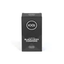 EXS Black - latex óvszer - fekete  Kiszerelés: 12 db (5027701000264) óvszer