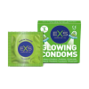 EXS Glowing sötétben világító óvszer (3 db)