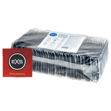 EXS Strawberry óvszer, eper aromával (100 db) óvszer