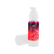 Extase Sensuel - melegítő masszázsolaj - eper (30ml) síkosító