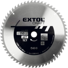 Extol Craft körfűrészlap, keményfémlapkás, 350x30xT60 fűrészlap