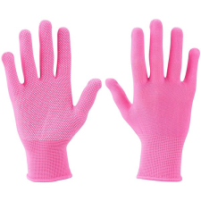 Extol Lady kesztyű poliészterből, PVC betéttel a tenyéren, 7" védőkesztyű