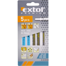 Extol PREMIUM 8805100 szúrófűrészlap készlet, Bi-metal, HSS, HCS (8805100) fűrészlap