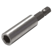 EXTOL PREMIUM bittartó szár fúrógéphez, mágneses , 60mm, rozsdamentes acél / CV., bliszteren dugókulcs