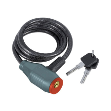 Extol PREMIUM kerékpárzár, spirál, 8×1000mm, 2 db kulcs, műanyag tartóval 8857814 zár és alkatrészei